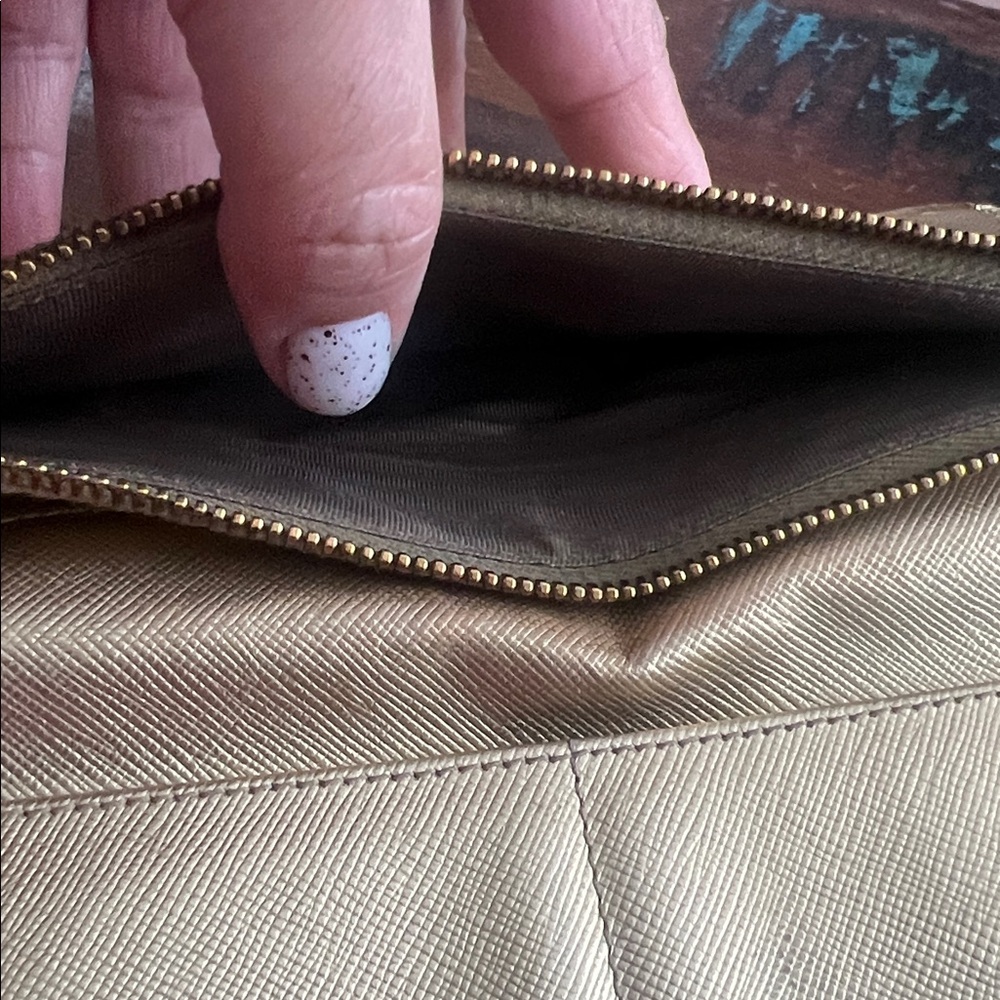 Prada Metallic Gold Clutch wallet - Picture 7 of 10